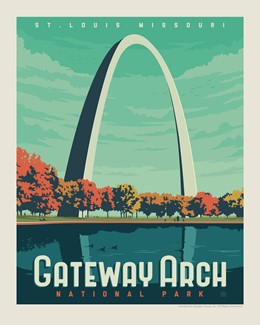 Gateway Arch NP 8" x10" Print | American Made