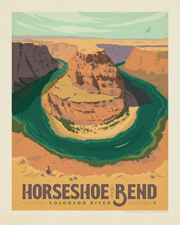 Horseshoe Bend 8" x 10" Print