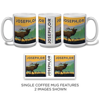 Joseph, OR Wallowa Mountains Elk Mug