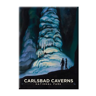 Carlsbad Caverns Hall of Giants Magnet | Metal Magnet