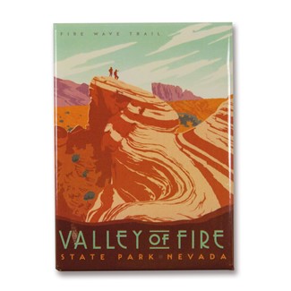 NV Valley of Fire State Park Magnet | Metal Magnet