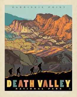 Death Valley Zabriskie Point Print | 8" x10" Print