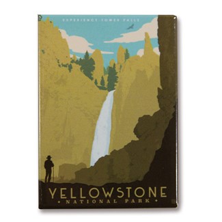 Yellowstone Tower Falls | American made magnets.