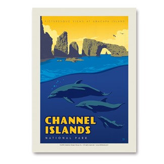 Channel Islands  | Vertical Sticker