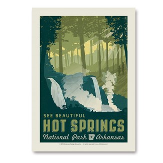 Hot Springs | Vertical Sticker
