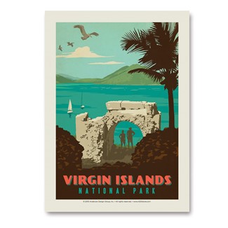 Virgin Islands | Vertical Sticker