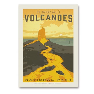 Hawai'i Volcanoes | Vertical Sticker