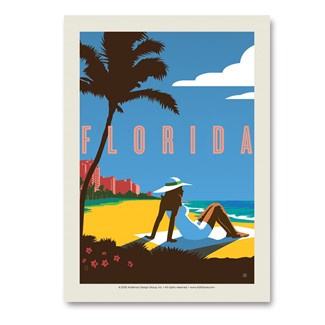 FL Beach Girl | Vertical Sticker