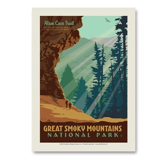 Great Smoky Alum Cave | Vertical Sticker