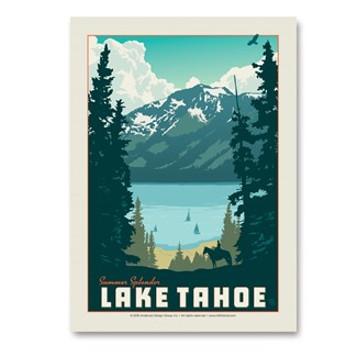 Lake Tahoe Summer Splendor | Vertical Sticker