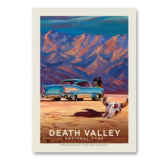 Death Valley Living It Up Vertical Sticker
