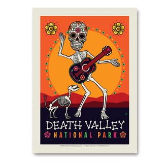 Death Valley Skeleton Vertical Sticker