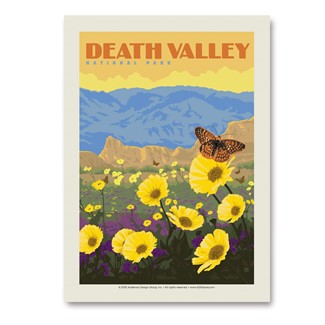 Death Valley Wildflowers Vertical Sticker