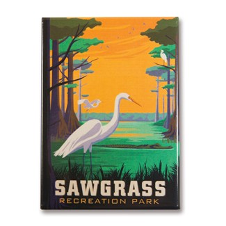 Sawgrass Egret | Metal Magnet