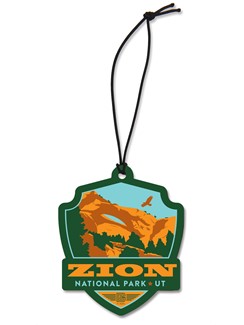 Zion Emblem Wood Ornament | American Made