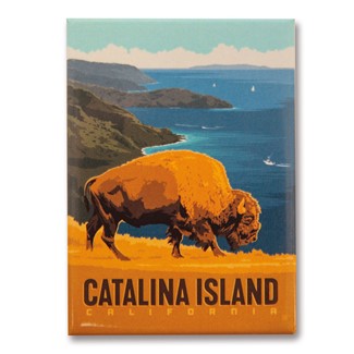 Catalina Bison Magnet | Made in the USA