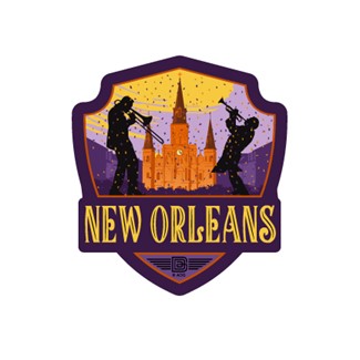 New Orleans The Big Easy Emblem Sticker