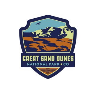Sand Dunes NP Emblem Magnet | Made in the USA