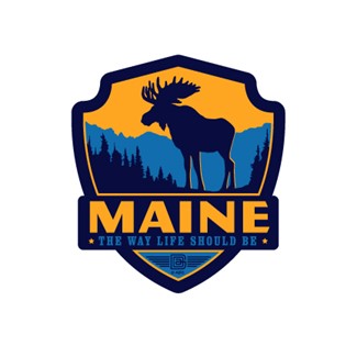 ME Moose Emblem Magnet | Made in the USA