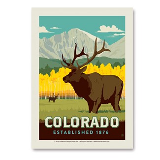 Elk CO Vert Sticker | Vertical Sticker