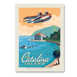Catalina Island Vert Sticker | Vertical Sticker