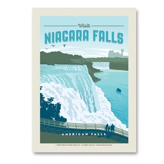 Niagara Falls Vert Sticker | Vertical Sticker