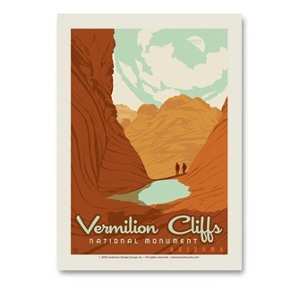 Vermilion Cliffs National Monument Vert Sticker | Vertical Sticker