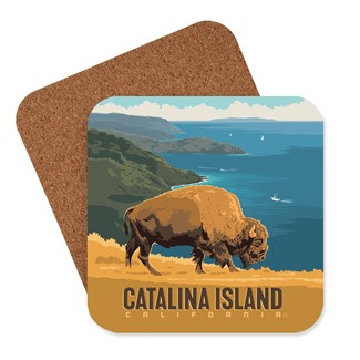 Catalina Bison Coaster | American made coaster