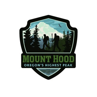 Mount Hood, OR Emblem Sticker