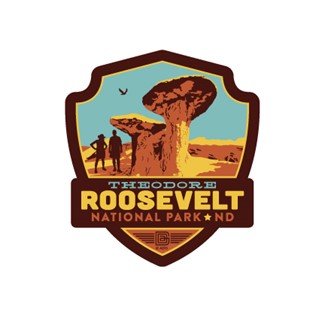 Theodore Roosevelt Emblem Sticker | Made in the USA