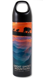 Great Smoky Bear Crossing Water Bottle - 18.8 OZ | Water Bottle