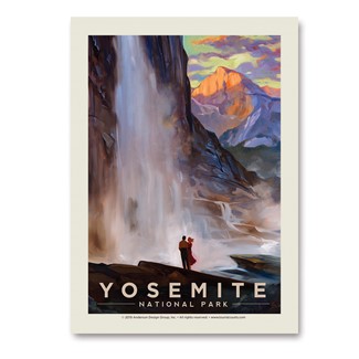 Yosemite Falls Vert Sticker | Vertical Sticker