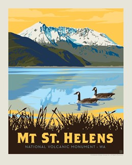 WA, Mount St. Helens 8" x10" Print | American Made