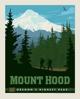 Mount Hood, OR 8" x10" Print | American Made