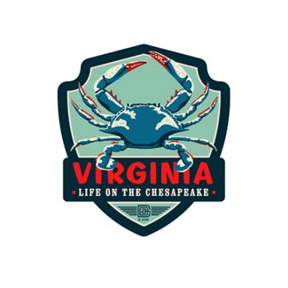 VA Crab Emblem Sticker | American Made