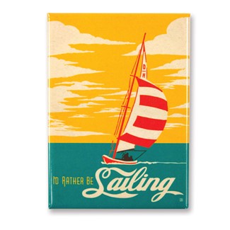 Rather Be Sailing Magnet| American Made Magnet