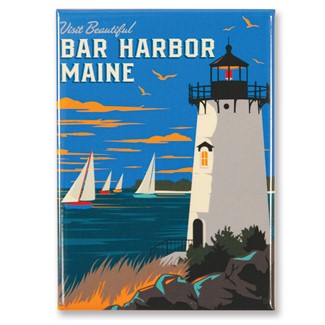 Visit Beautiful Bar Harbor Magnet | American Made Magnet