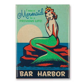 Mermaid Queen Bar Harbor Magnet