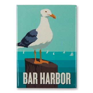 Gull Bar Harbor Magnet | American Made Magnet