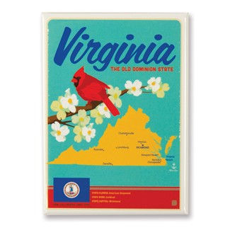 VA Map Magnet | American Made Magnet