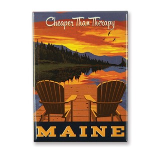 ME Cheaper Than Therapy Magnet | American Made Magnet