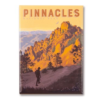 Pinnacles High Peaks Trail Magnet | Metal Magnet