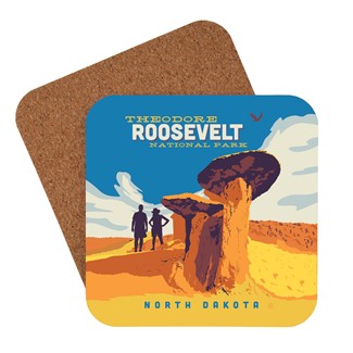 Theodore Roosevelt Coaster | American made coaster