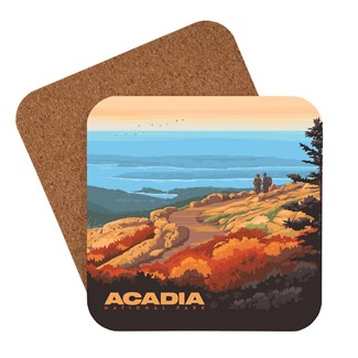 Acadia NP Cadillac Mountain Coaster | American Made Coaster