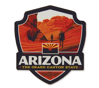 AZ Emblem Wooden Magnet