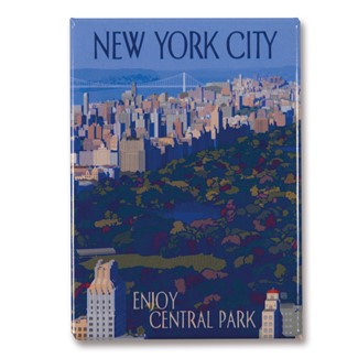 NYC Enjoy Central Park Magnet | Metal Magnet