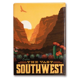 Vast Southwest Magnet | Metal Magnet