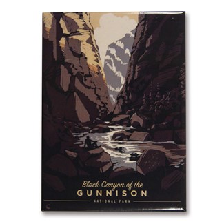 Black Canyon of the Gunnison NP Shadowlands Magnet | American Made Magnet