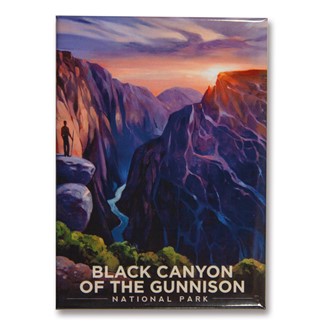 Black Canyon of the Gunnison NP River View Magnet | American Made Magnet