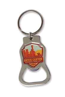 Bryce Canyon Emblem Bottle Opener Key Ring